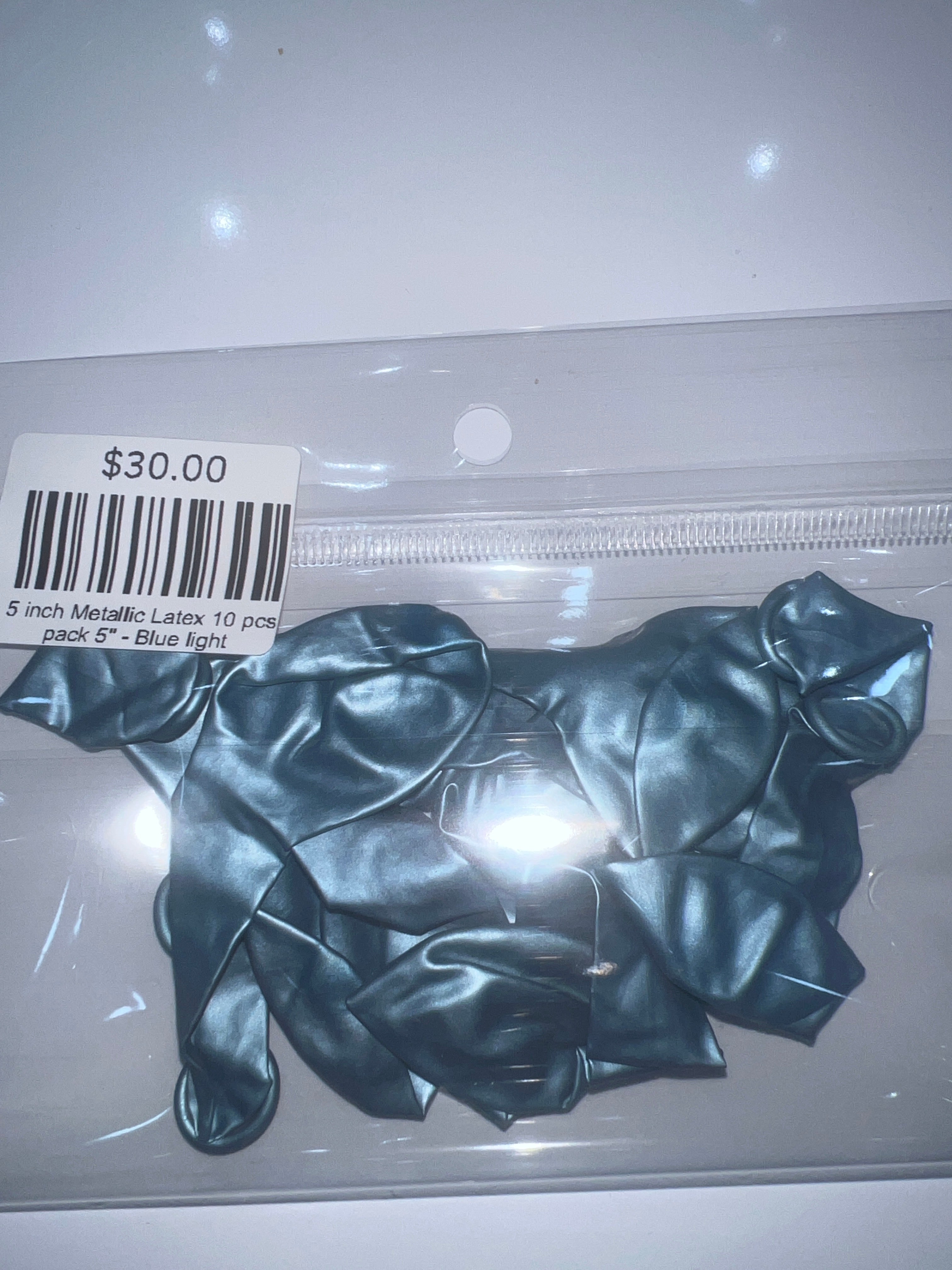 5 inch Metallic Latex 10 pcs pack 5"