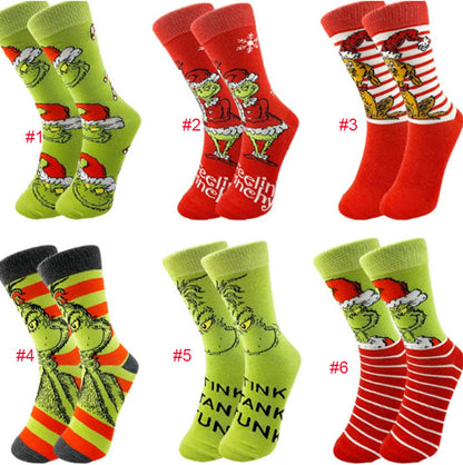 Grinch Festive Socks (1 pair)