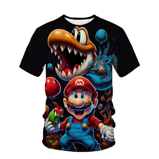 Mario Brothers Tshirt (Dinosaur)
