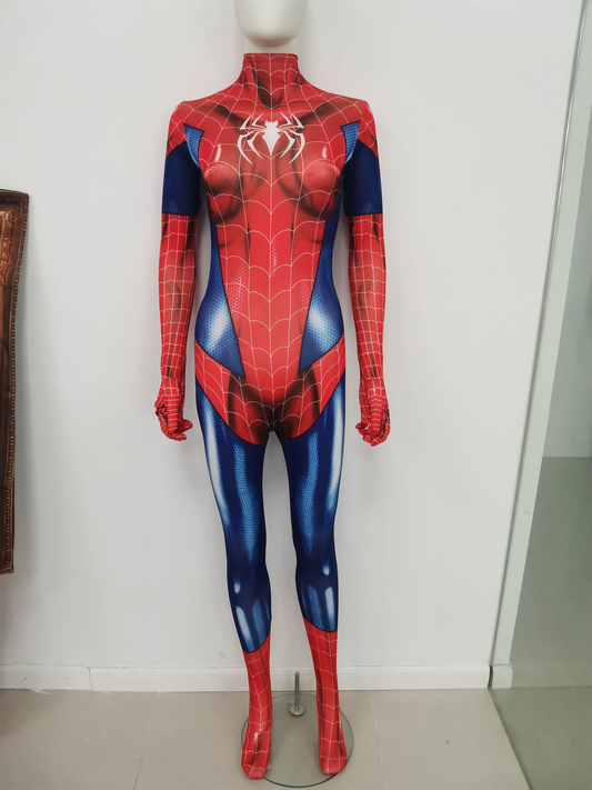 Spiderwoman girl Costume spiderman version (red