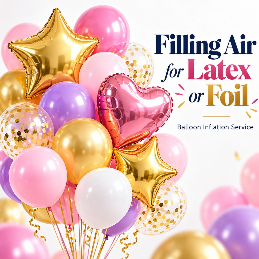 FILLING AIR FOR LATEX OR FOIL