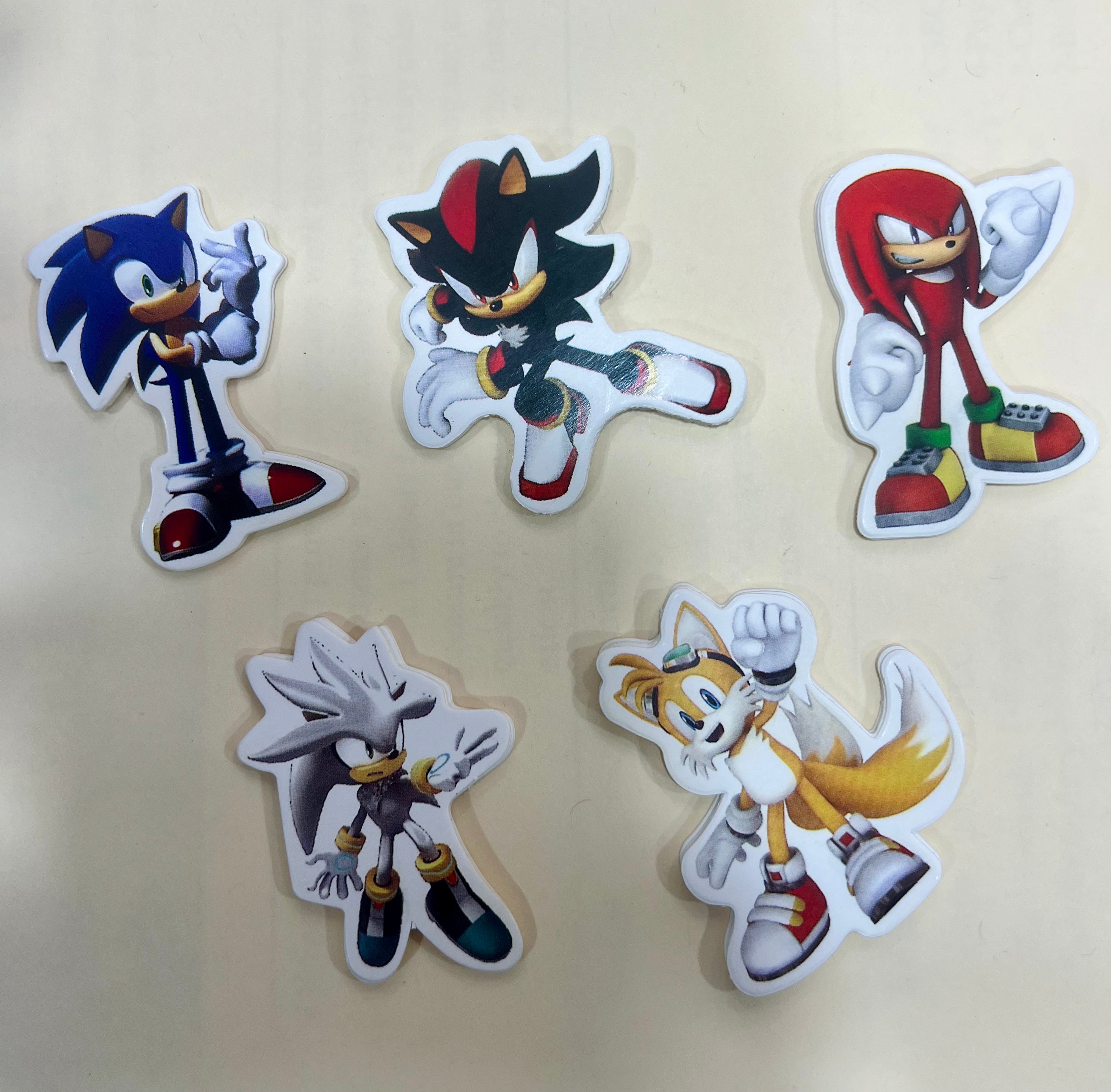 Sonic and friends cupcake toppers 19pcs