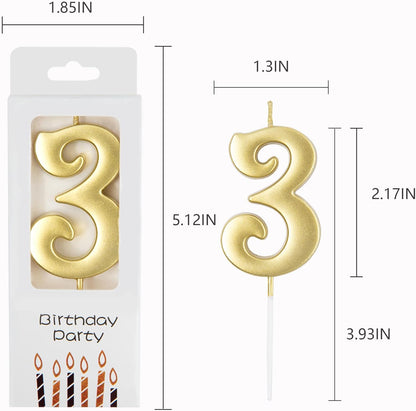 Zarcn GOLD CANDLES 0 TO 9