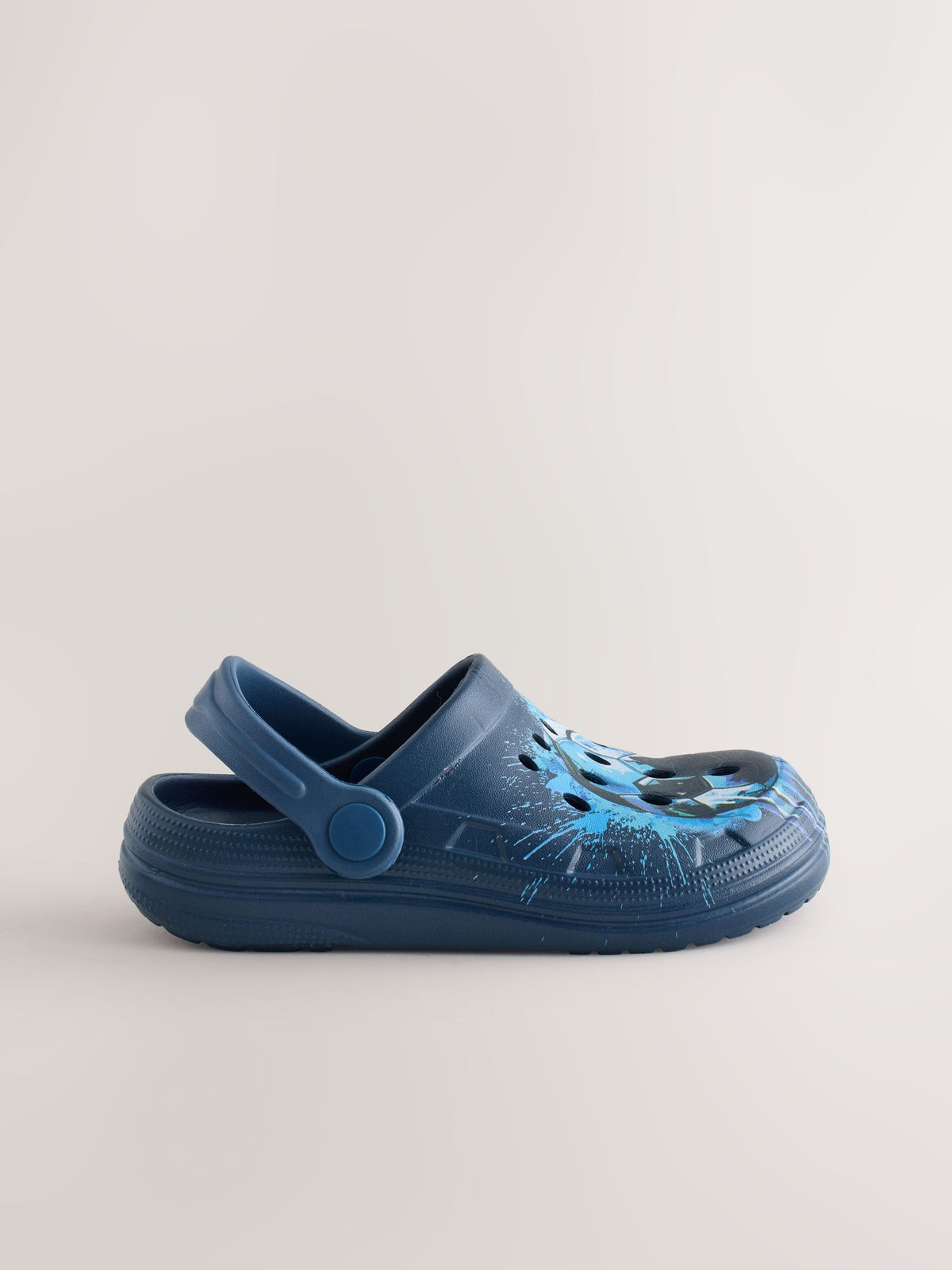 Next UK Blue Football Clogs