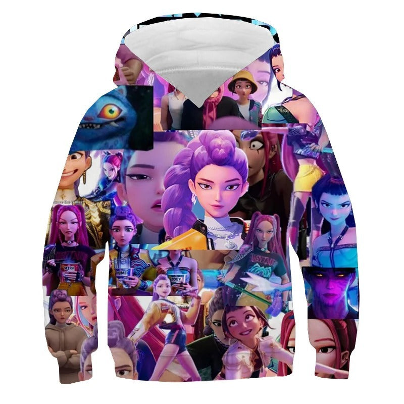 Kpop demon hunters Hoodie (Zipper)