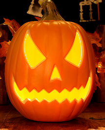 Pumpkin 11.5&quot; Halloween Lantern Glowing Simulation