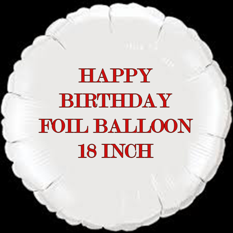 18" Happy Birthday Foil Balloon (18 inch)