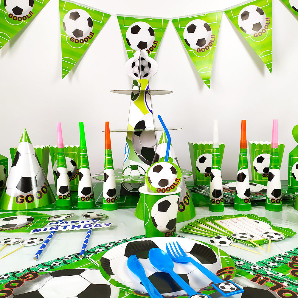 Football Party Package With Backdrop