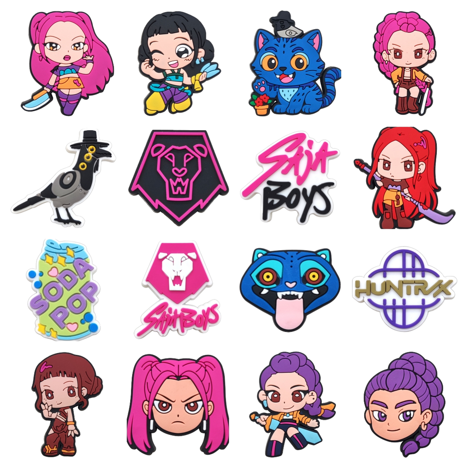 KPOP DEMON HUNTERS CROC CHARMS