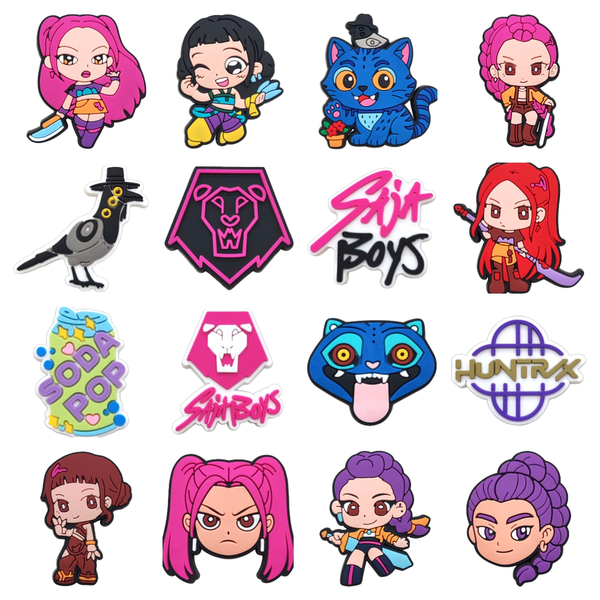 KPOP DEMON HUNTERS CROC CHARMS