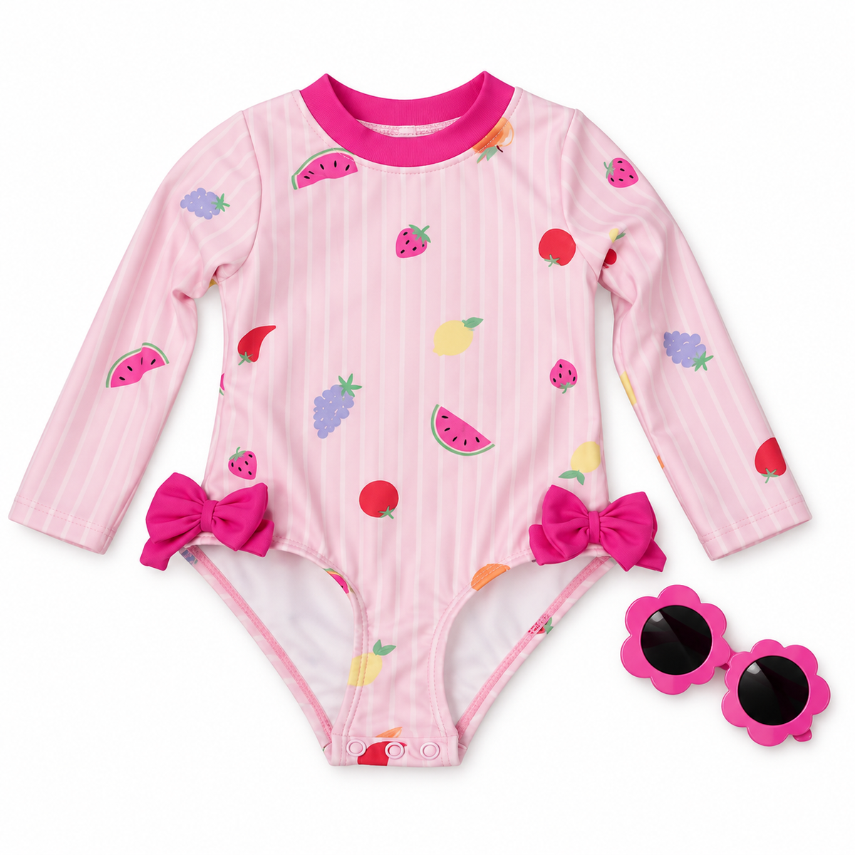 Wonderluxe Infant Girls Rash Guard (2 year old)