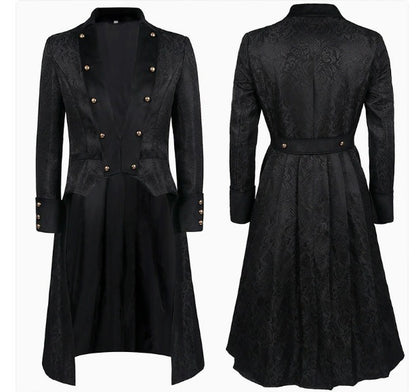 Men’s Vintage Victorian Halloween Overcoat