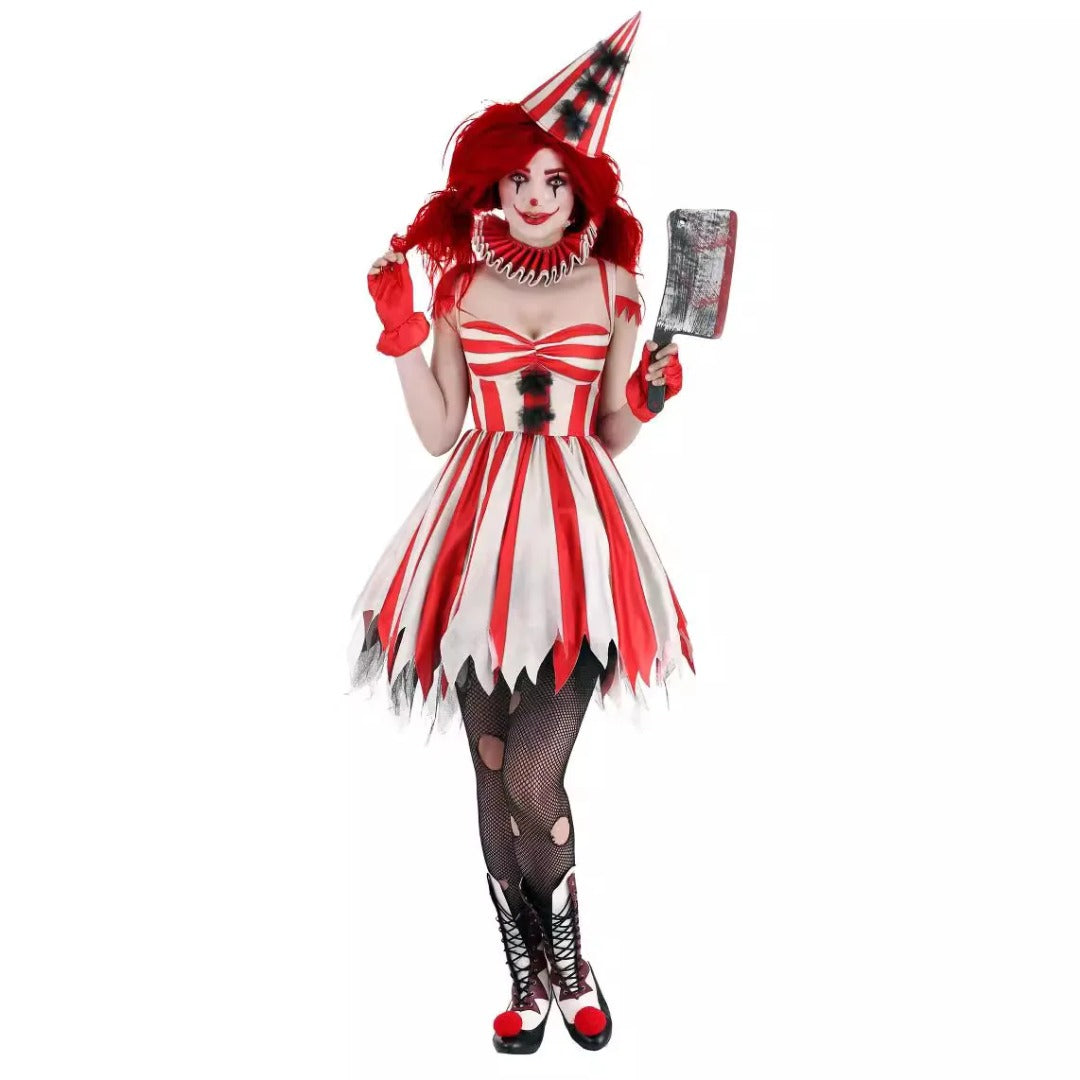 Women’s Sinister Clown Halloween Costume
