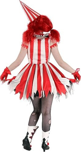 Women’s Sinister Clown Halloween Costume