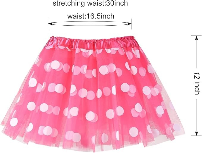Minnie polka dots headband and tutu set