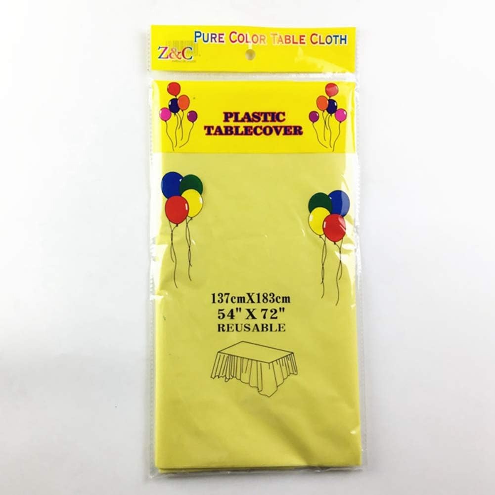Plain disposable tablecloth