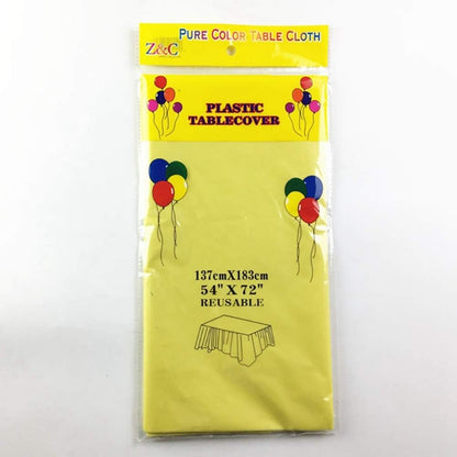 Plain disposable tablecloth