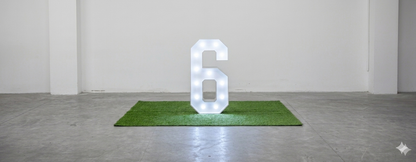 Marquee Number White Rental