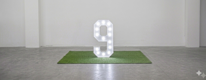 Marquee Number White Rental