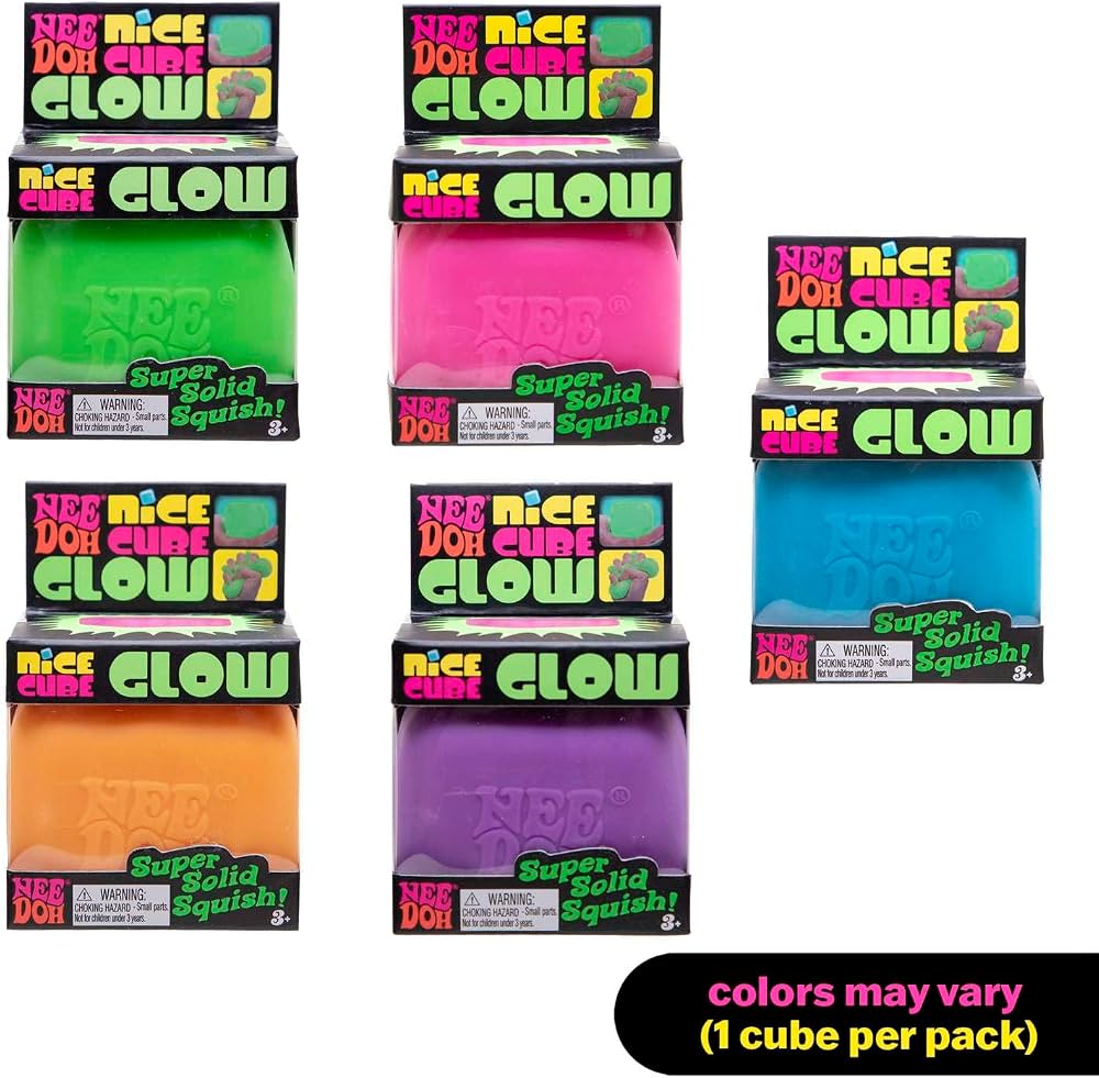 NeeDoh Cube Glow Squishy