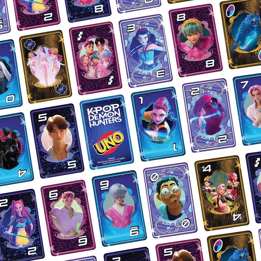 Kpop Demon Hunters UNO cards
