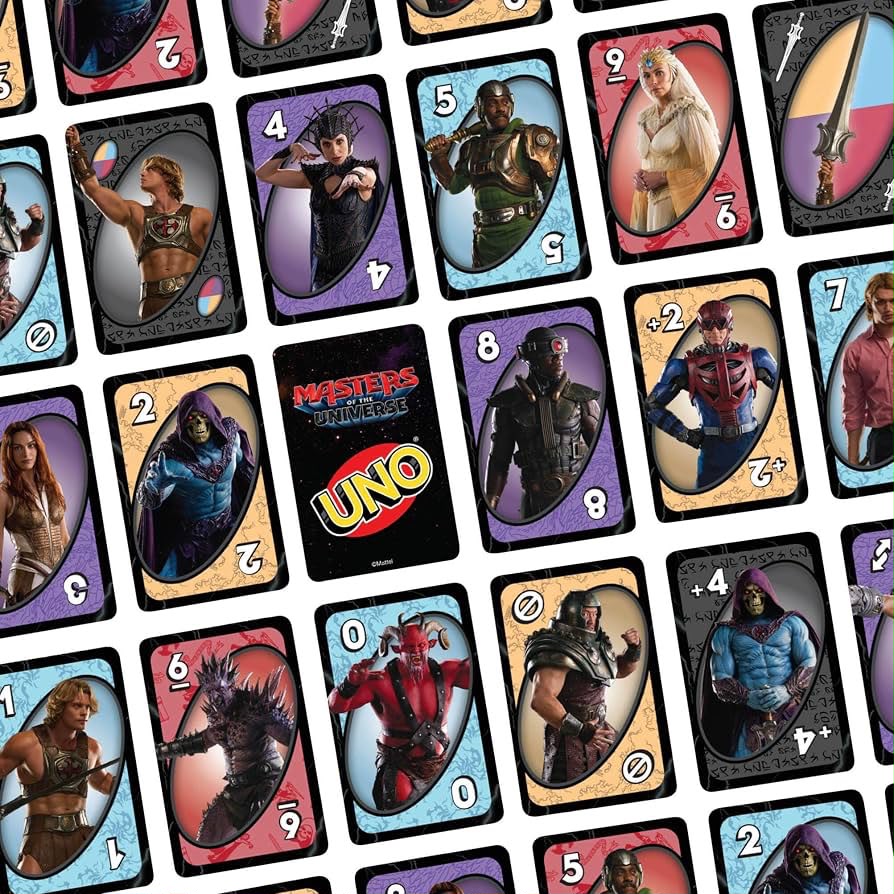 Masters of the Universe UNO cards