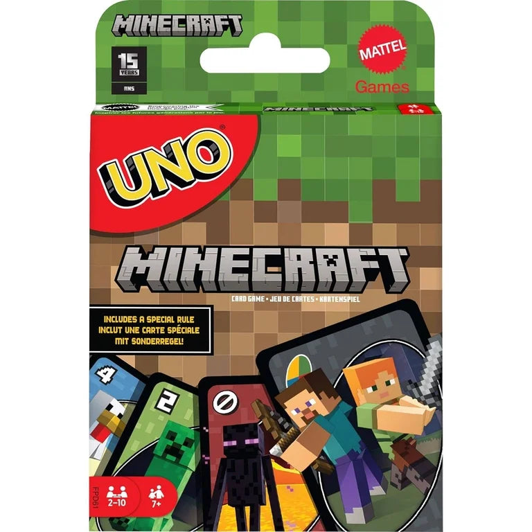 Minecraft UNO cards