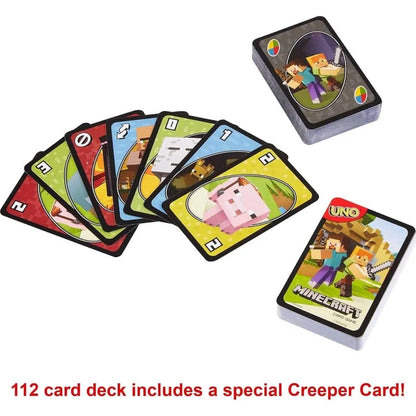 Minecraft UNO cards