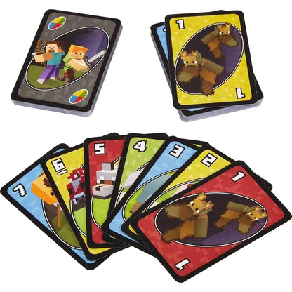 Minecraft UNO cards