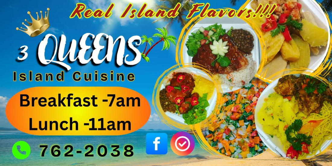 3 Queens Tobago Cuisine backdrop
