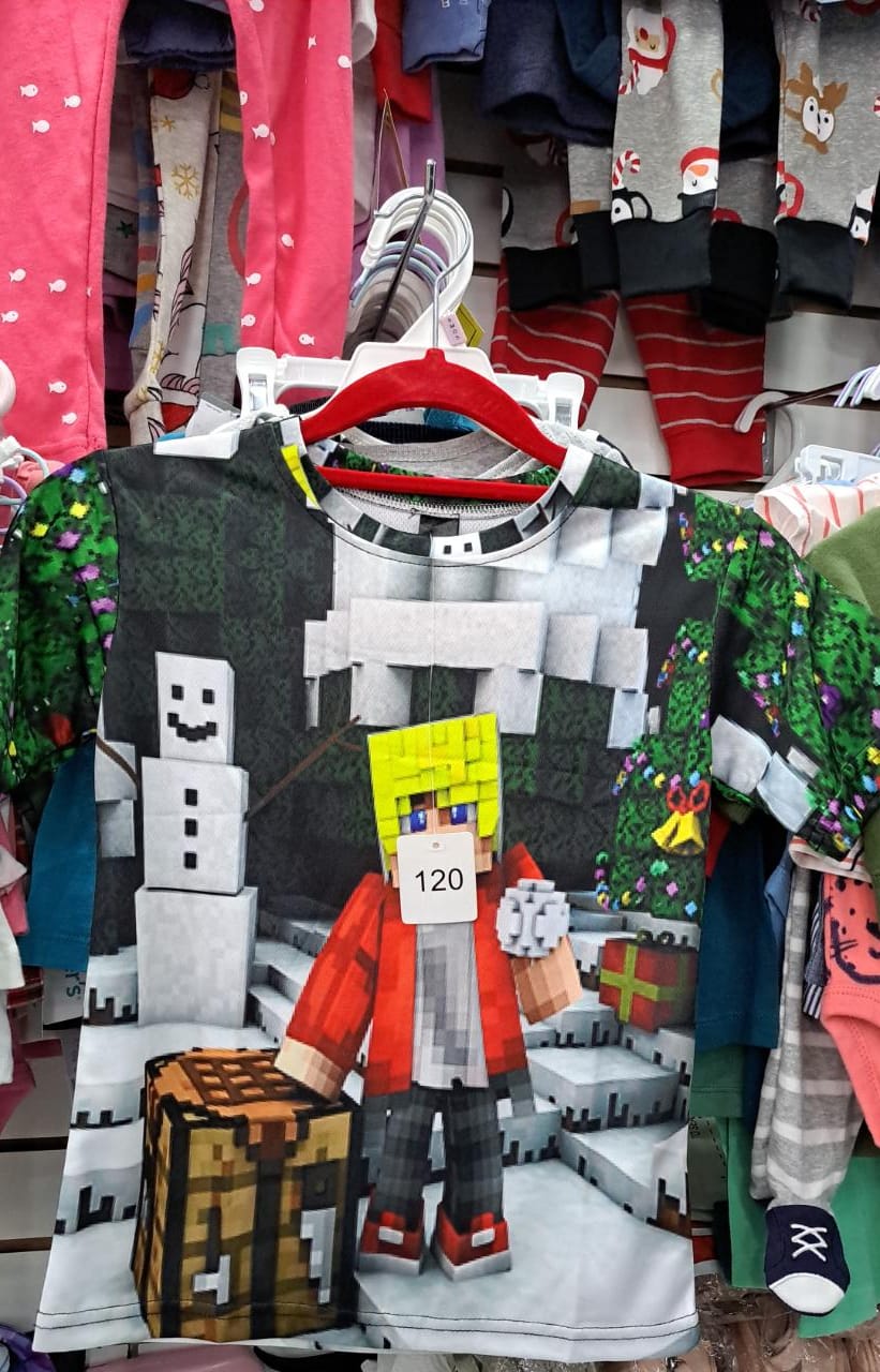 Sale Minecraft Tshirt - Preppy Kids (Grand Bazaar)