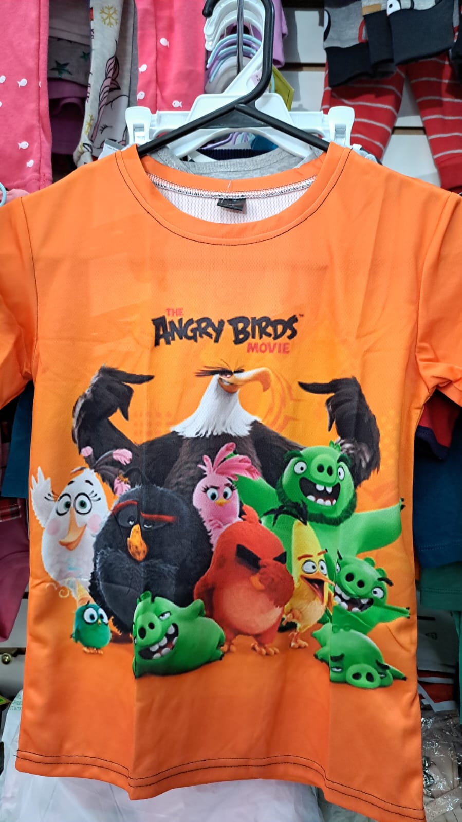 Sale Angry Bird Orange Tshirt