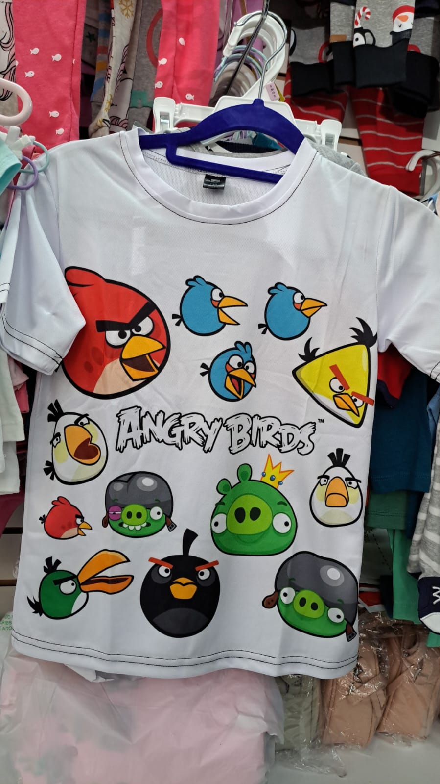 Sale Angry Bird White Tshirt