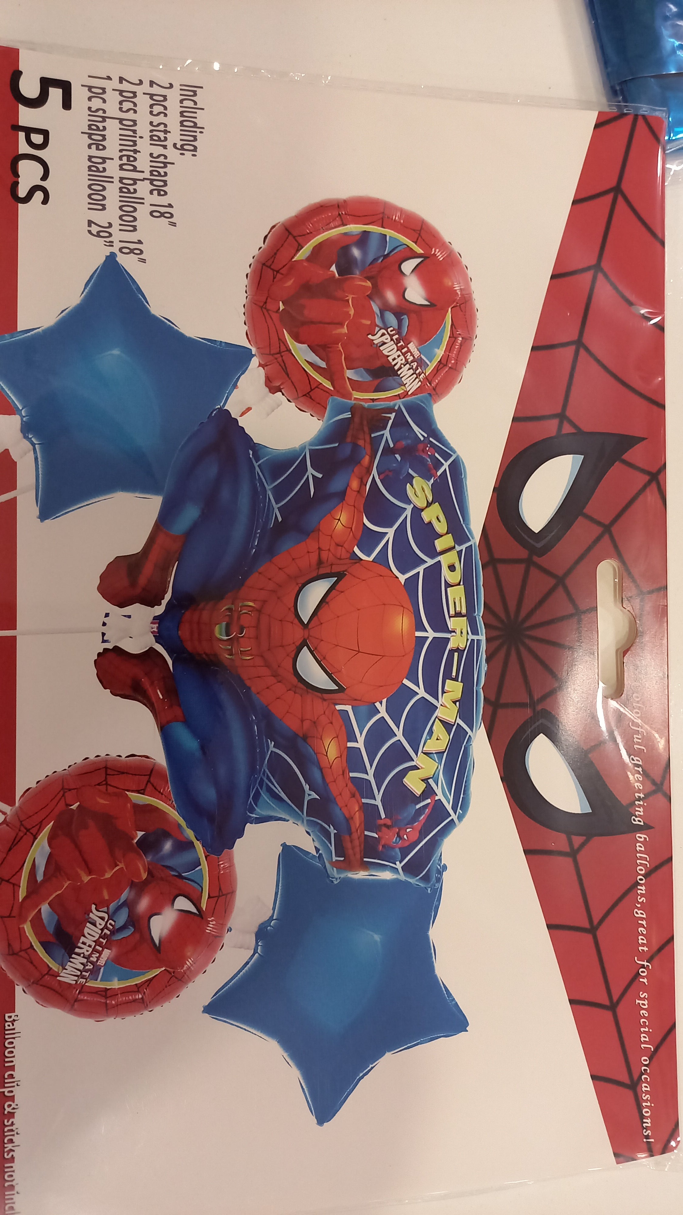 Spiderman 5PC Foil Balloon Set 2