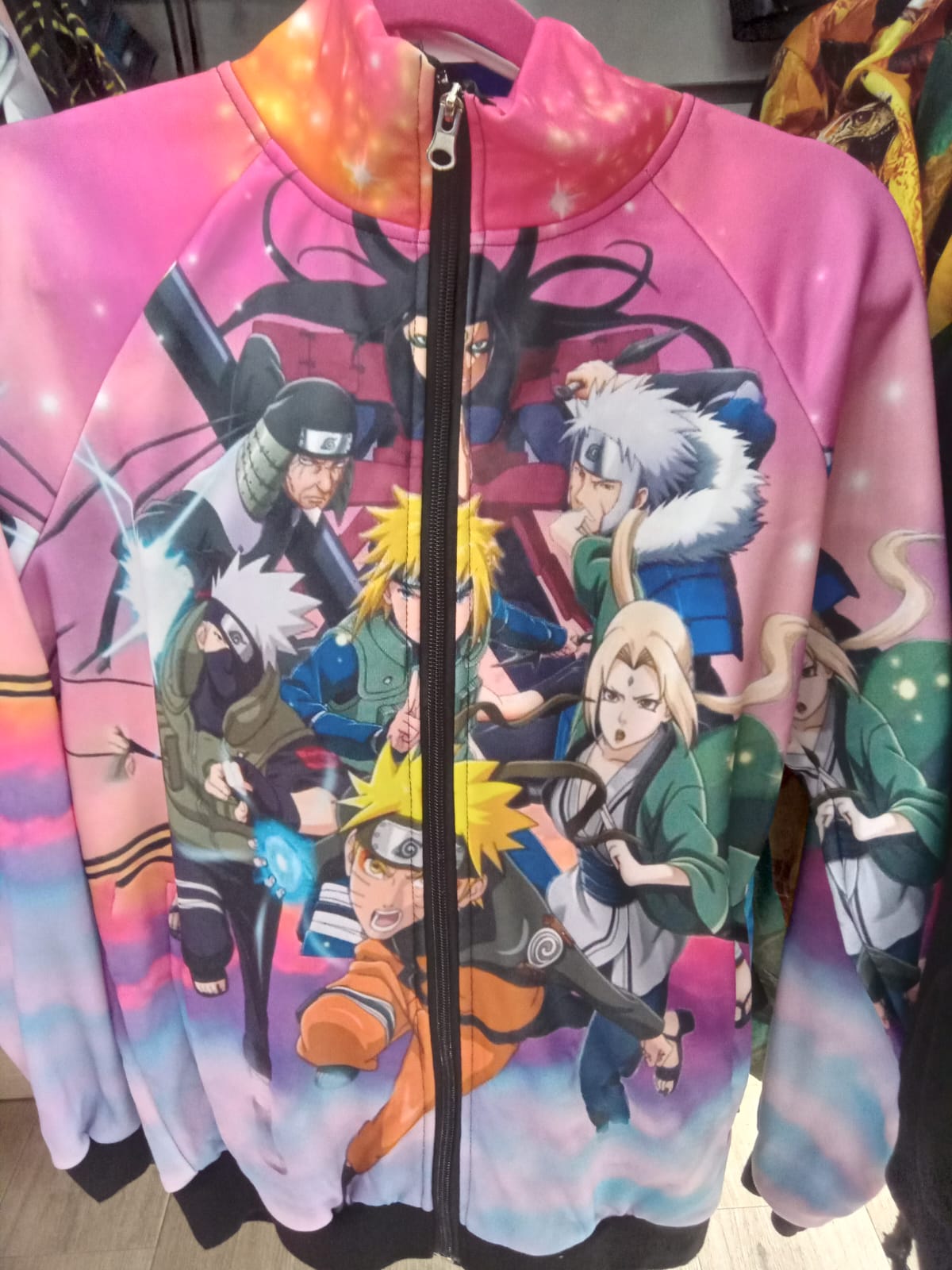 Naruto Squad Anime 3D Sweater (Zipper)