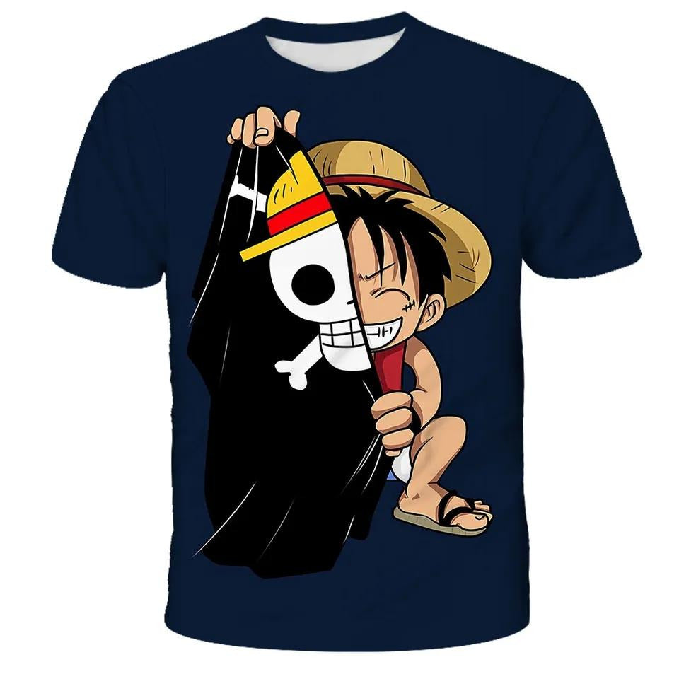 Luffy Skull T-shirt – Preppy Kids Shop