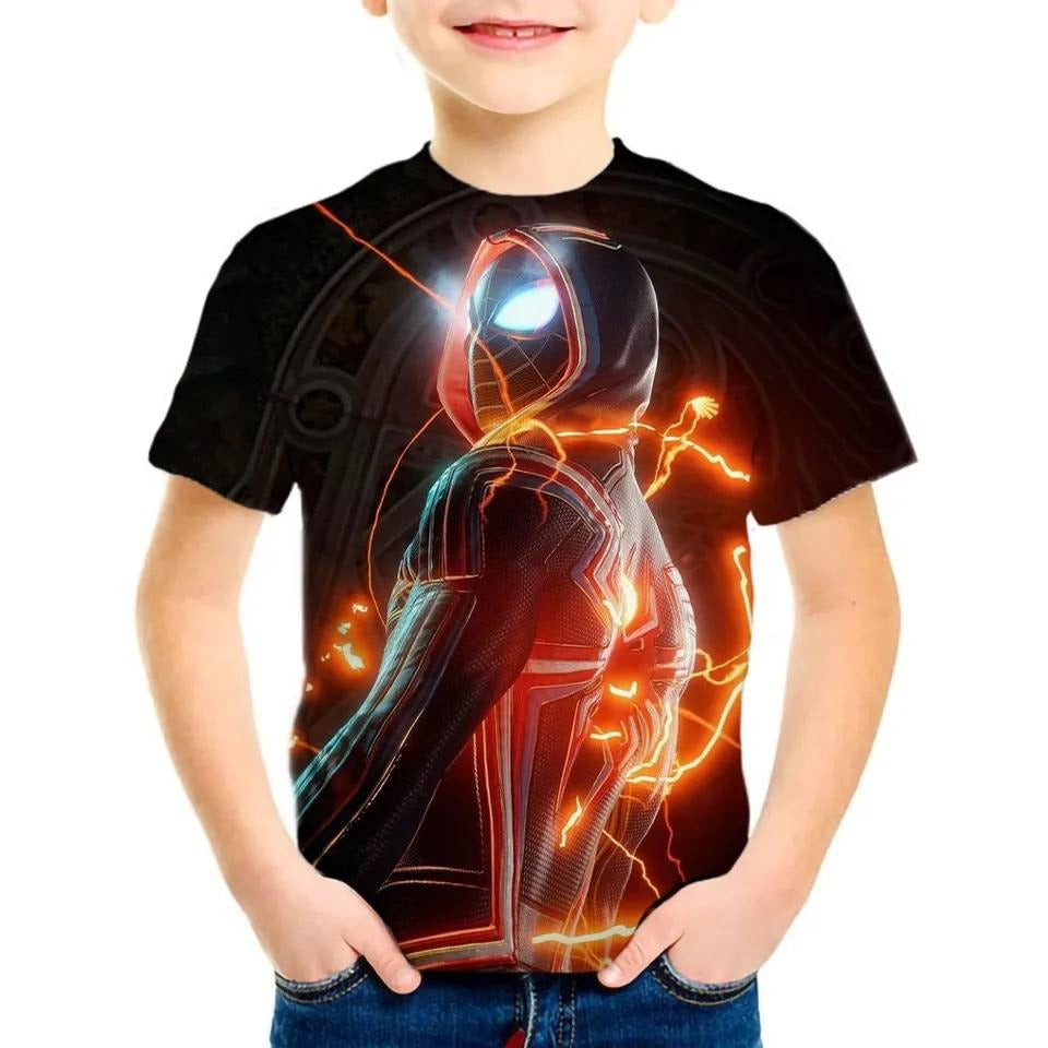 Spiderman Miles Morales Tshirt - Preppy Kids (Grand Bazaar)