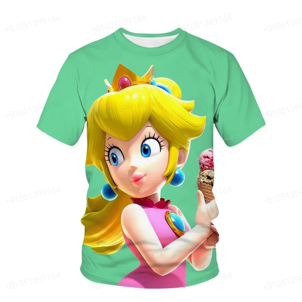 Princess Peach #2 T-shirt Mario Brothers