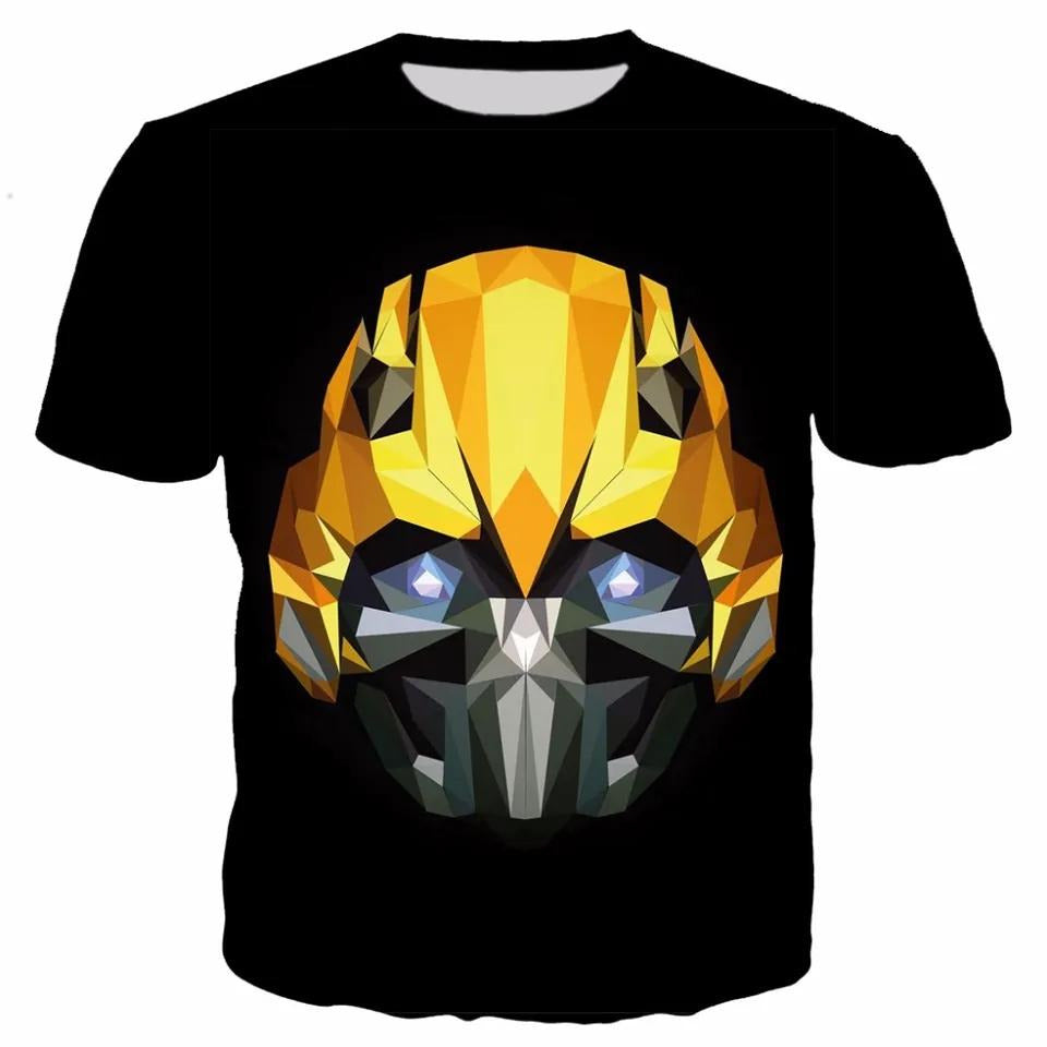 Transformers Yellow face Tshirt