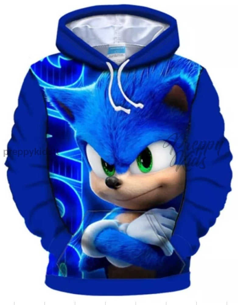 Sonic Mad Fury 3 Zipper Hoodie