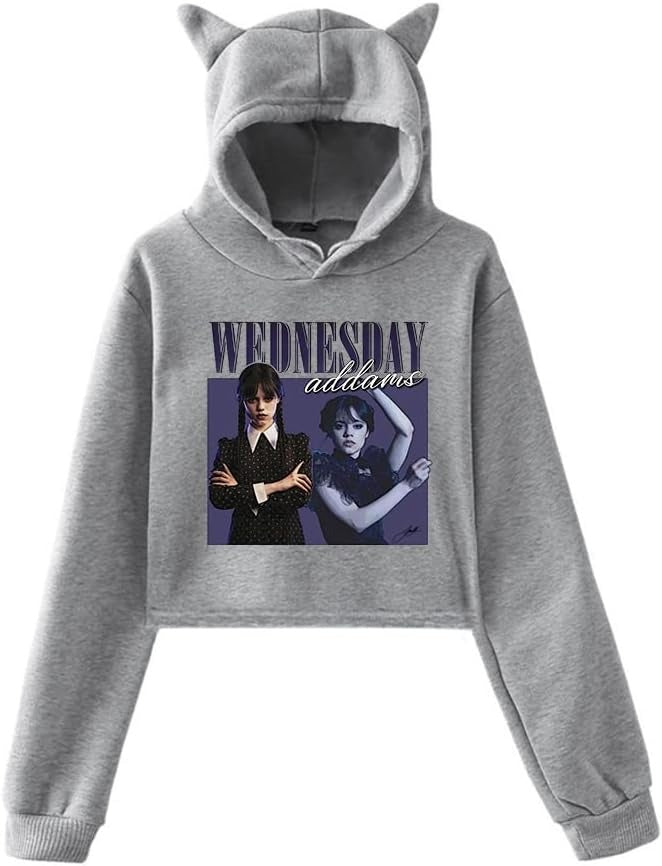 Wednesday Addams Grey Hoodie