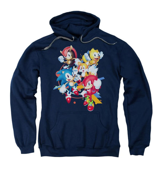 Sonic and Friends navy blue Hoodie