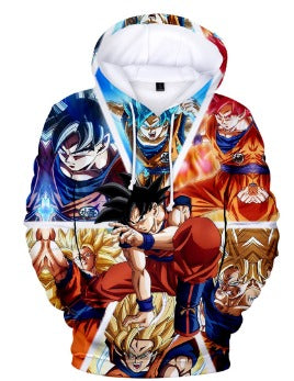 Dragon Ball Z Goku Collage Zipper Hoodie