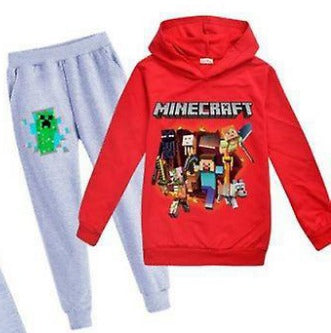 Minecraft Steve Track Suit Red
