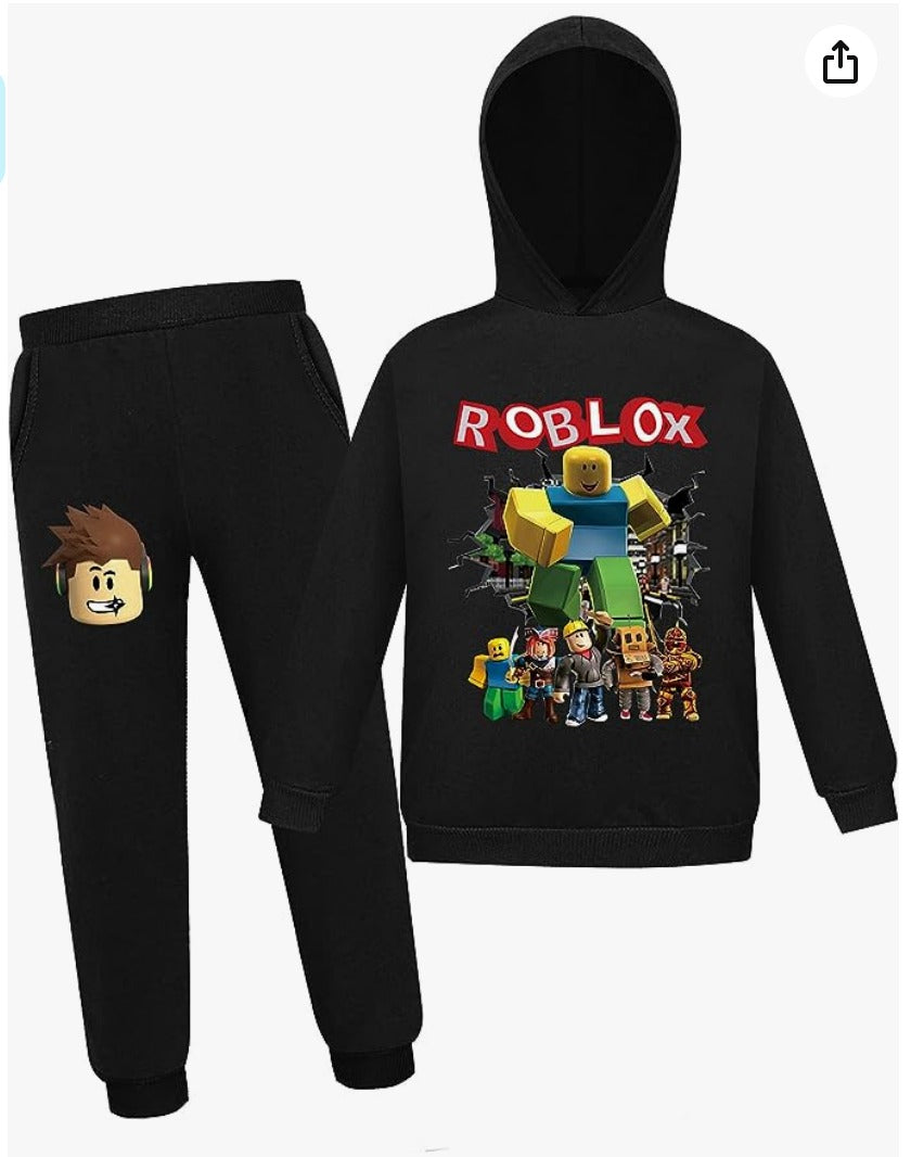 Roblox Builderman Track Suit black