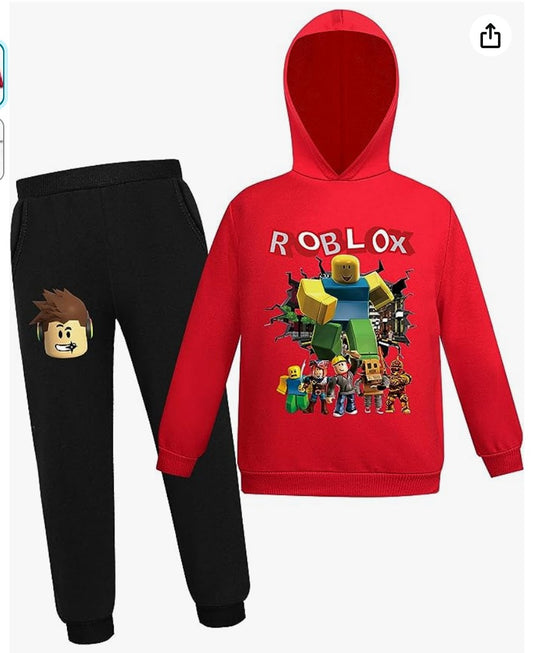 Roblox Builderman Red Track Suit