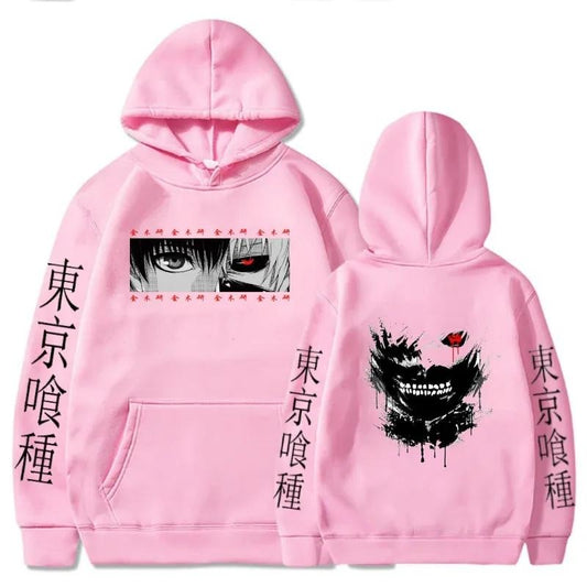 Tokyo Ghoul Pink Anime Hoodie