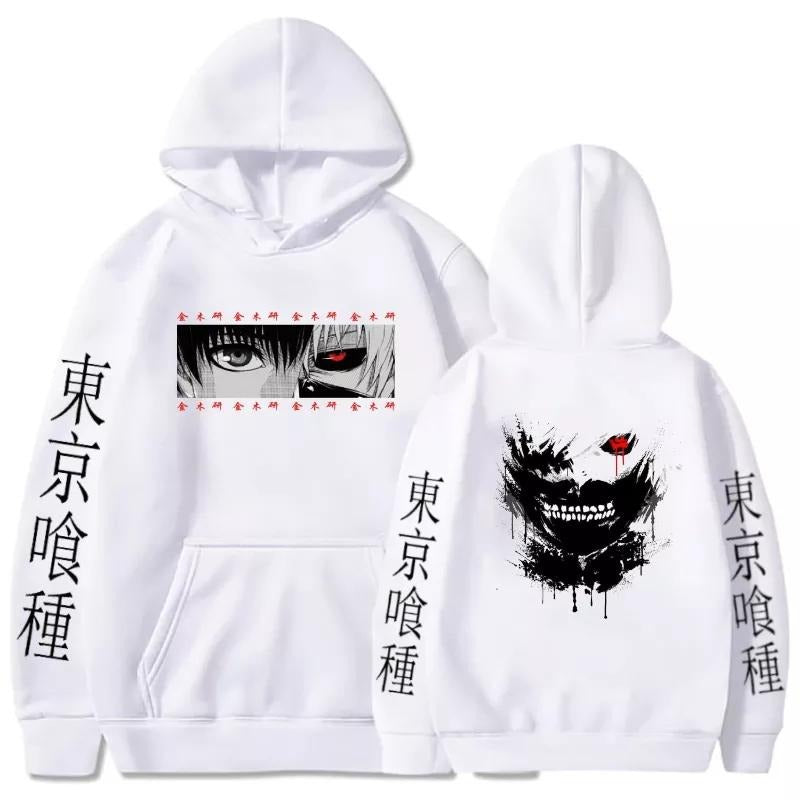 Tokyo Ghoul White Hoodie Kaneki Ken