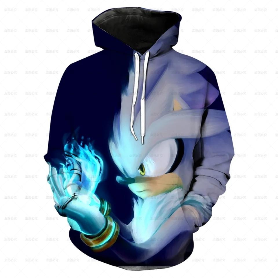 Sonic Florescent Hoodie (Zipper)