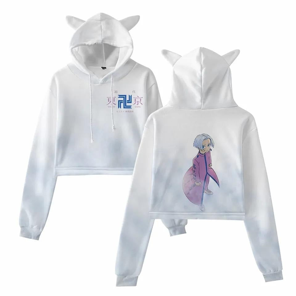 Tokyo Revengers Anime  Crop Top Hoodie